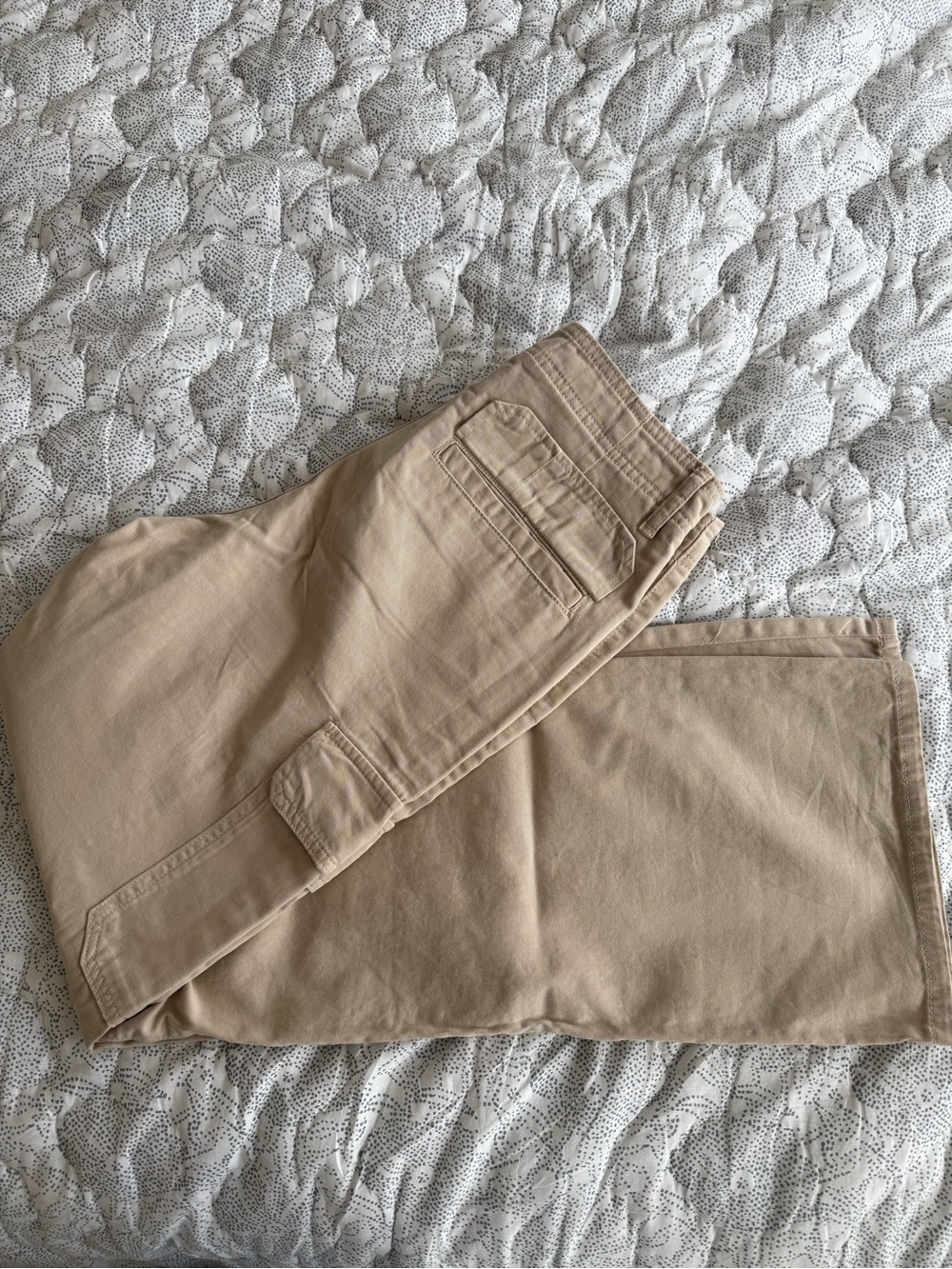ZARA Beige Cargo Utility Pants - Picture 2 of 4